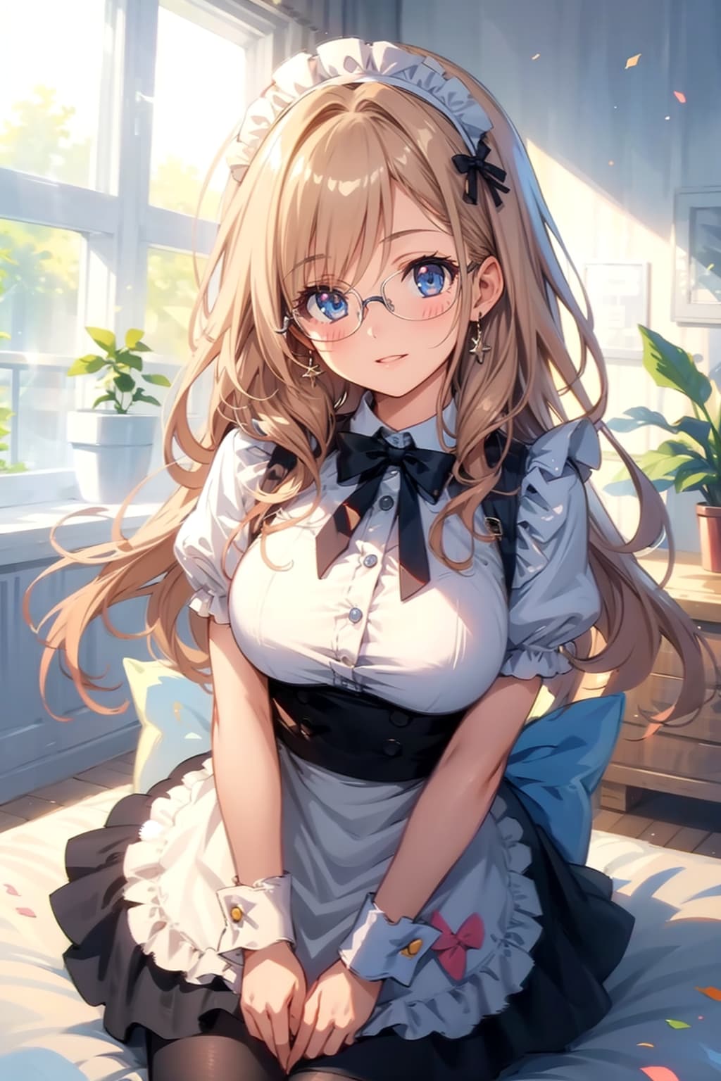 メガネ美少女メイド
