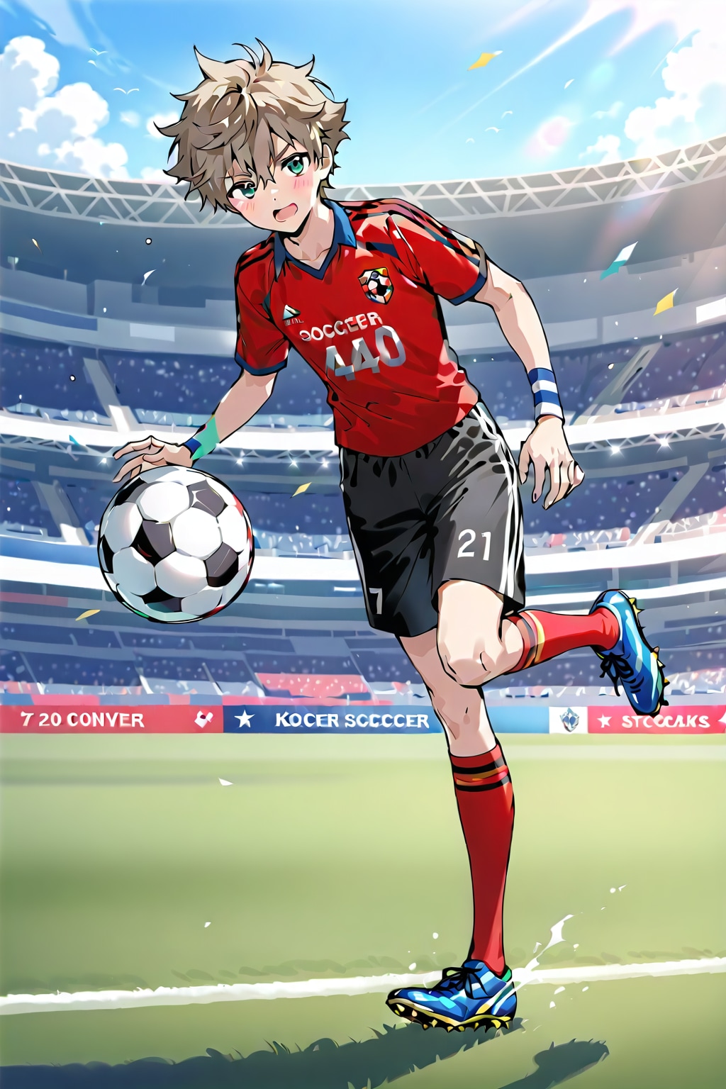 サッカー青年