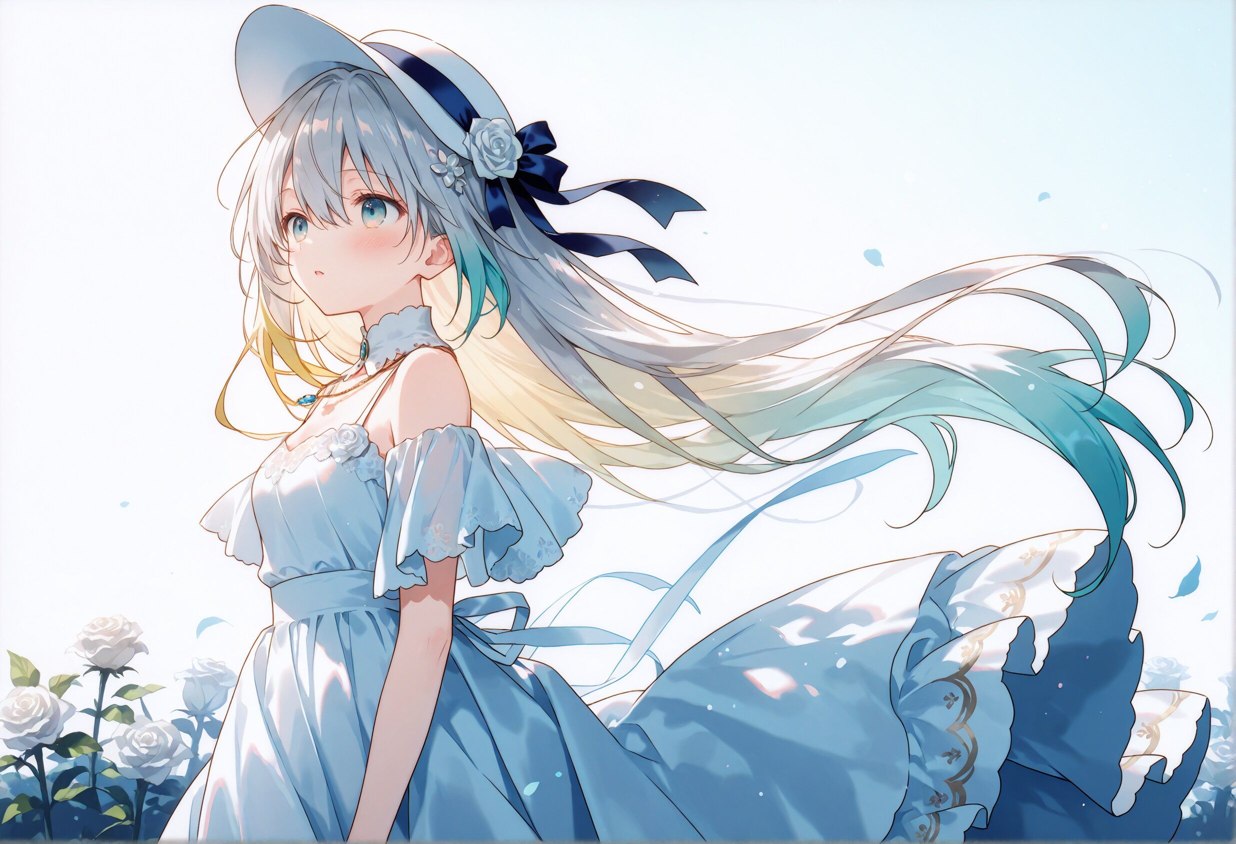 ニーヴ・エレイアのバリエーション（白コーデ） | の人気AIイラスト・グラビア