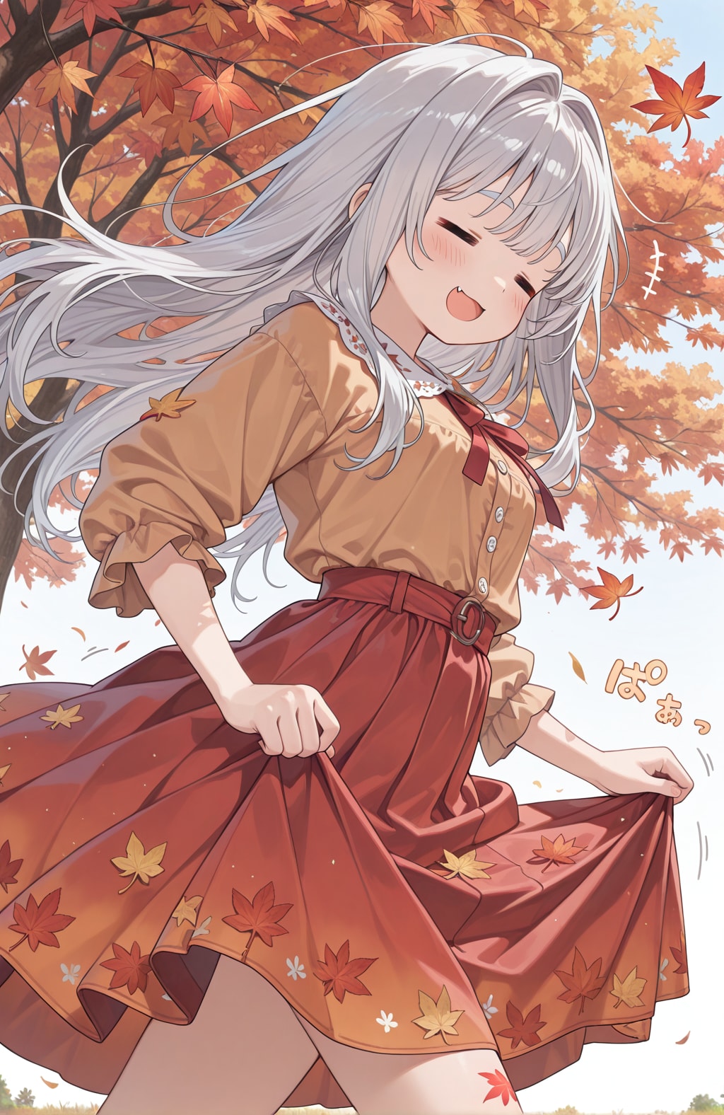 紅葉と戯れるちゃうねんガール２