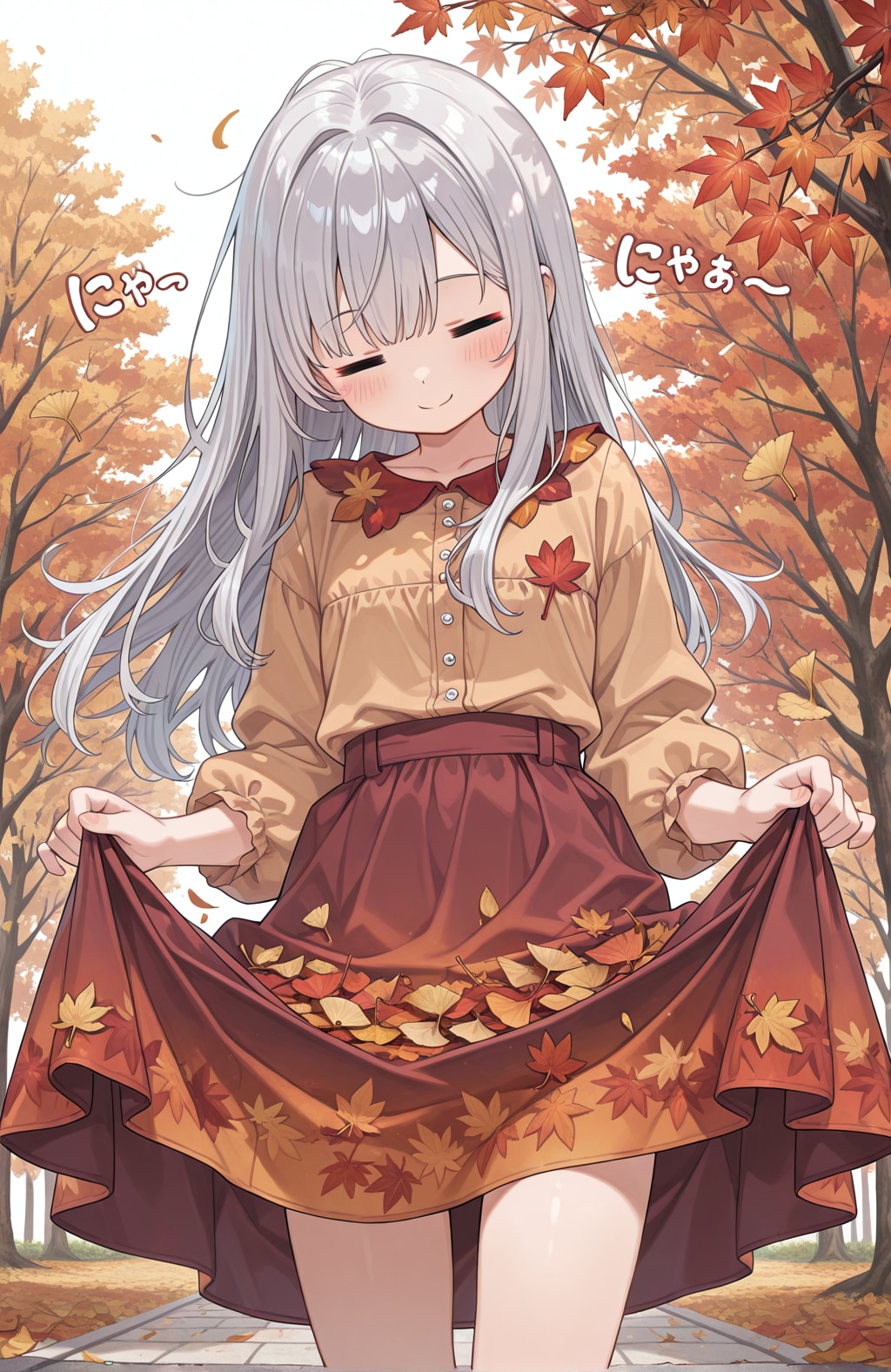 紅葉と戯れるちゃうねんガール２