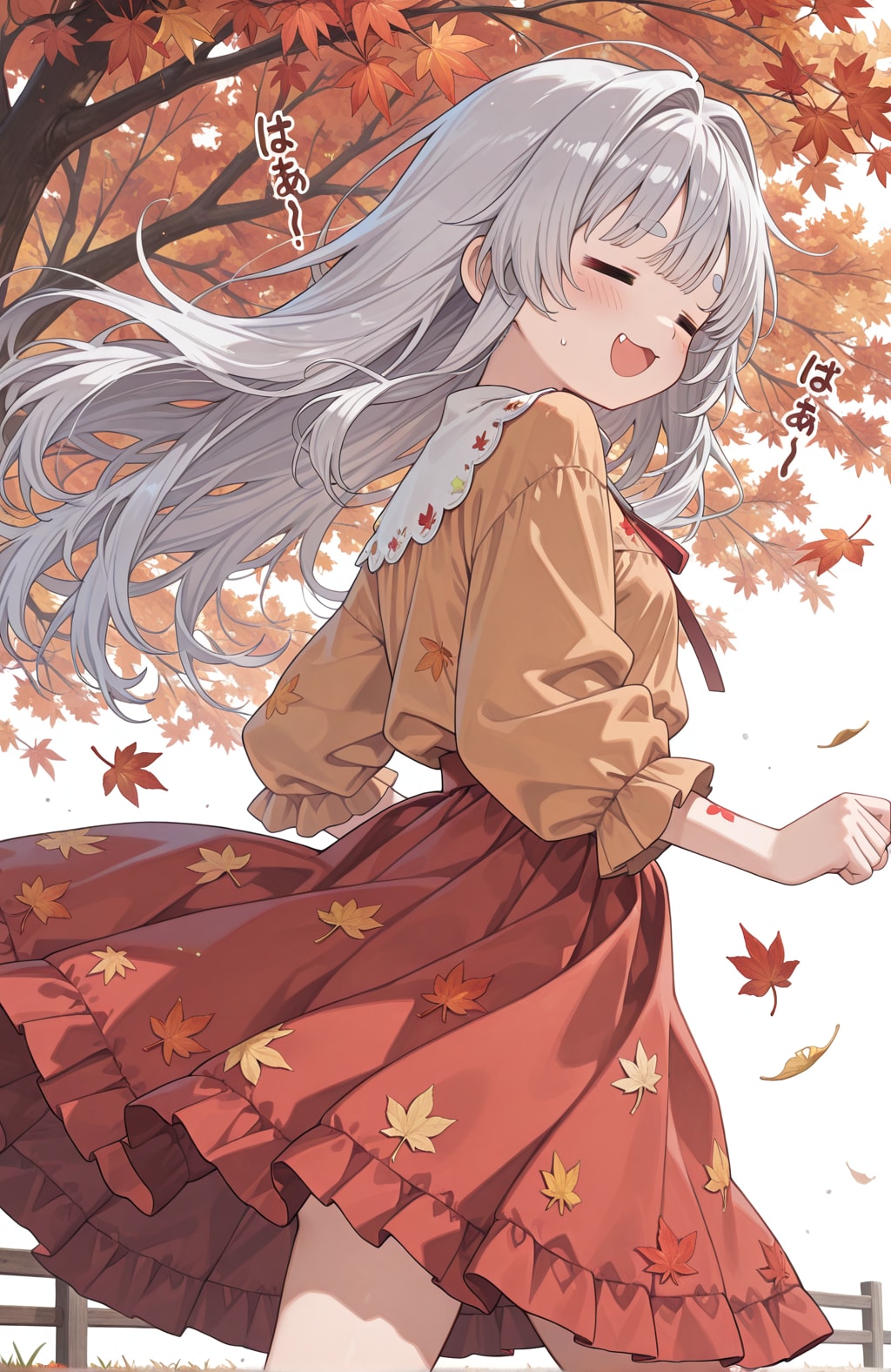 紅葉と戯れるちゃうねんガール２
