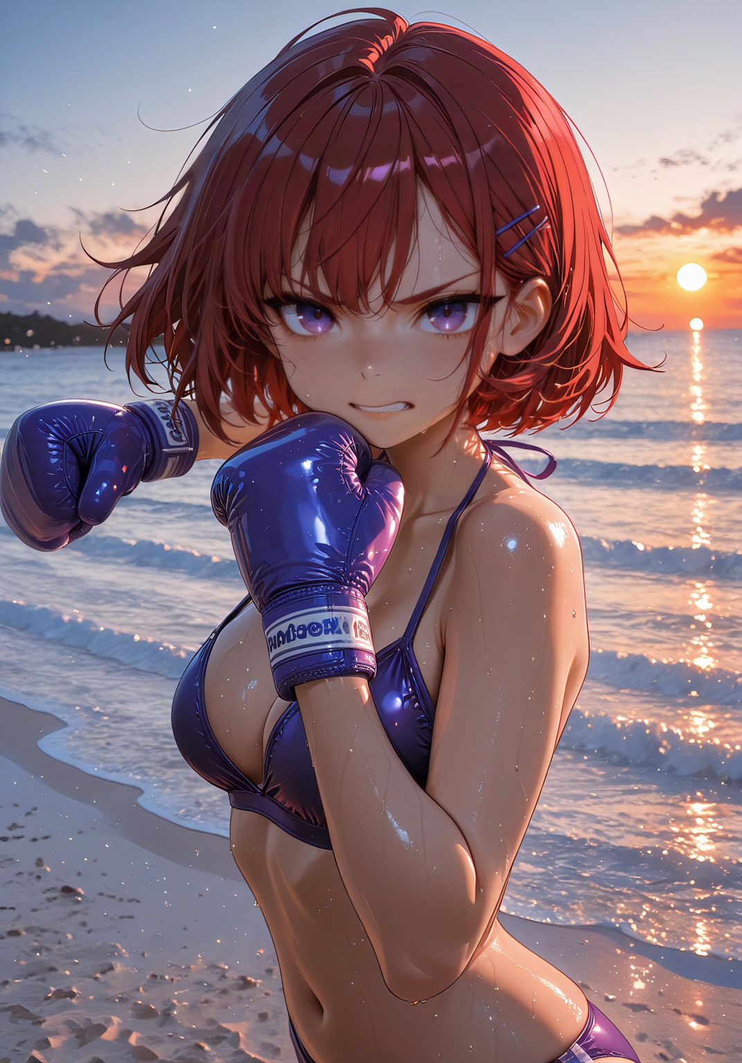 渚とリングのファイター