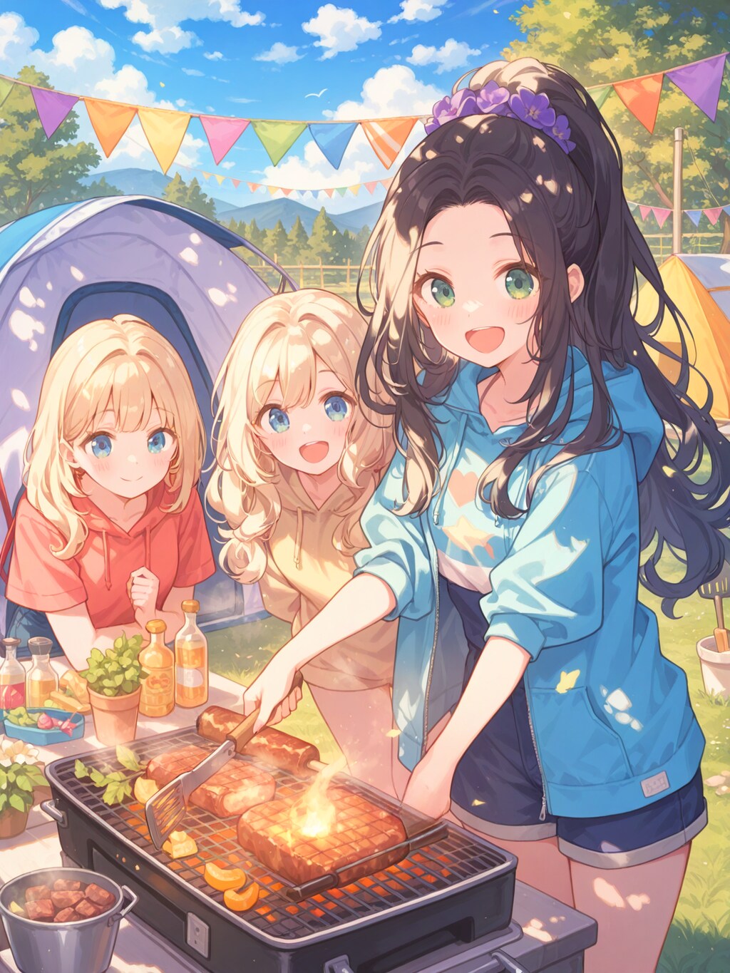 レジャーでは肉を食べよう