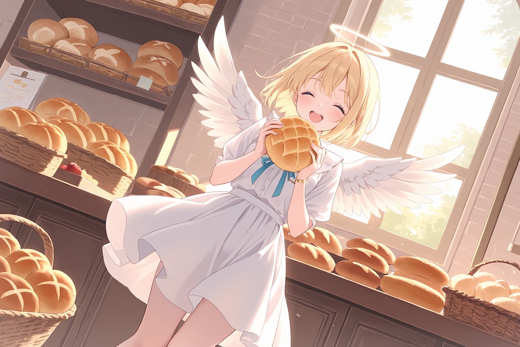 天使ちゃんとパン屋さん