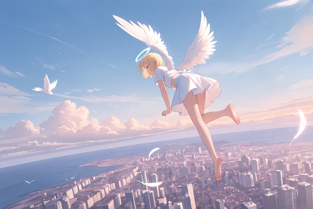 天使ちゃんとパン屋さん