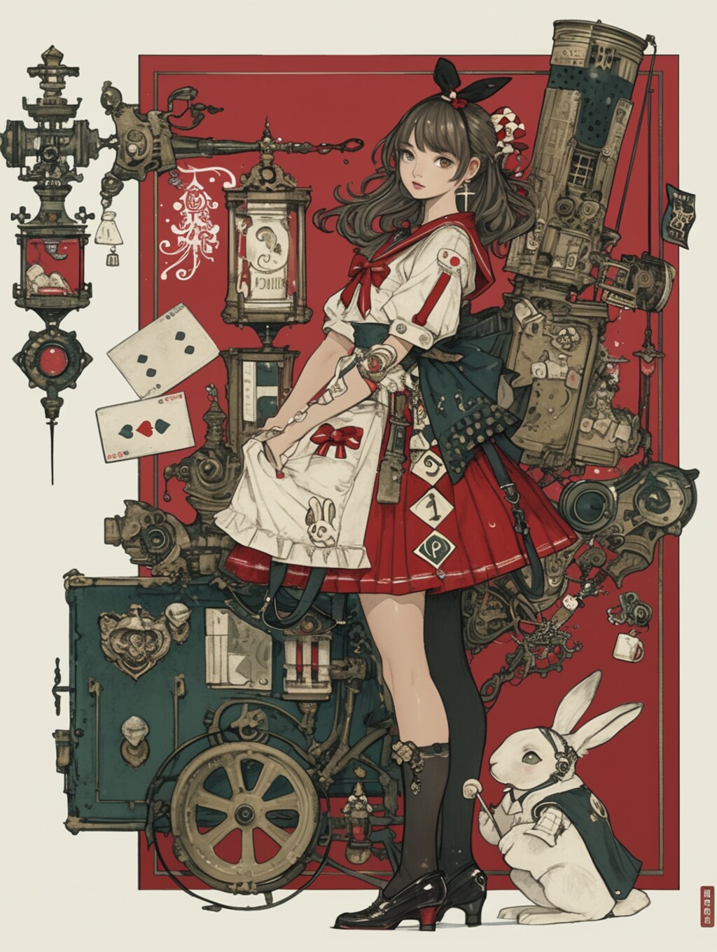 alice in steampunk wonderland