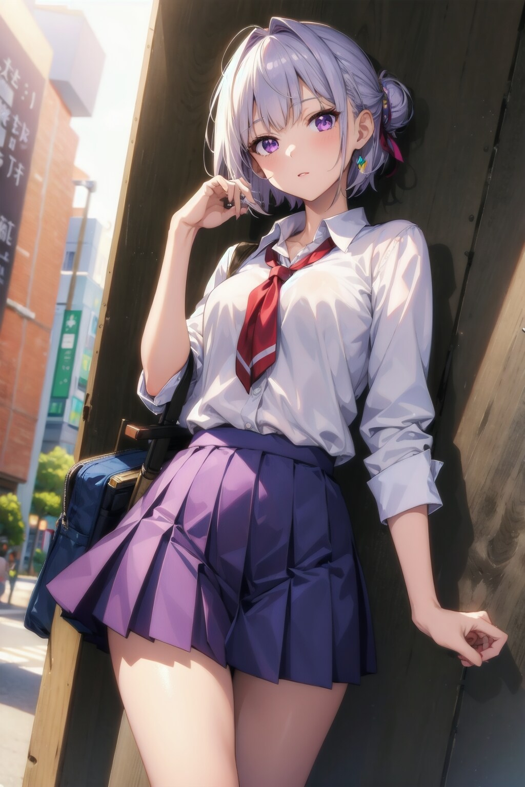 （２３８HQ）銀髪ちゃん制服