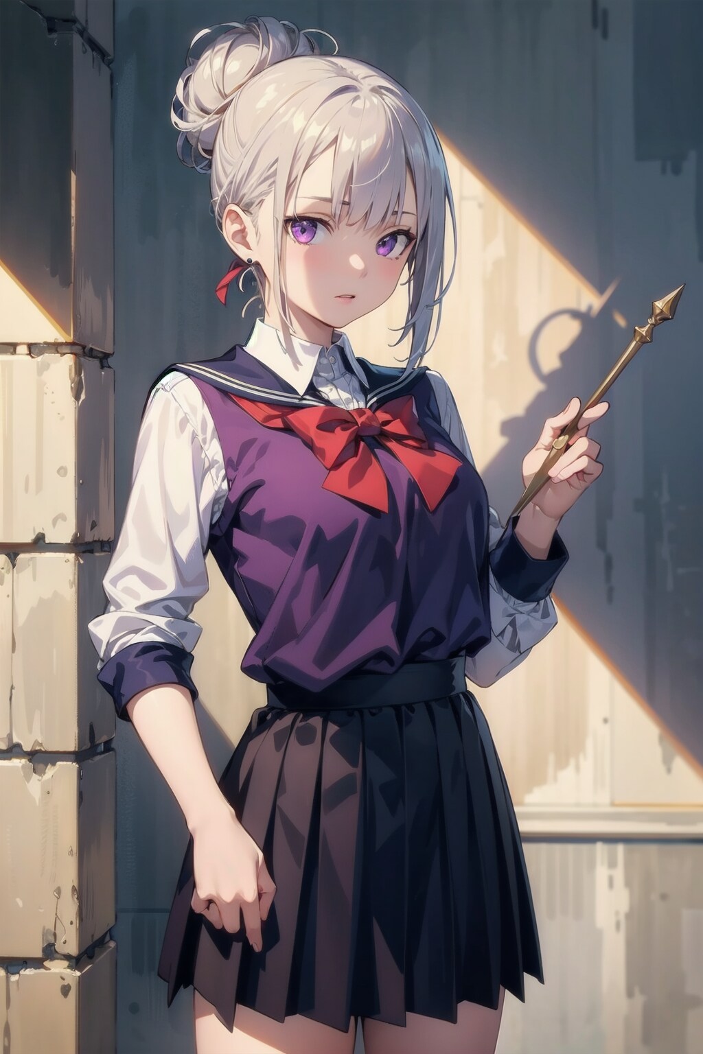 （２３８HQ）銀髪ちゃん制服