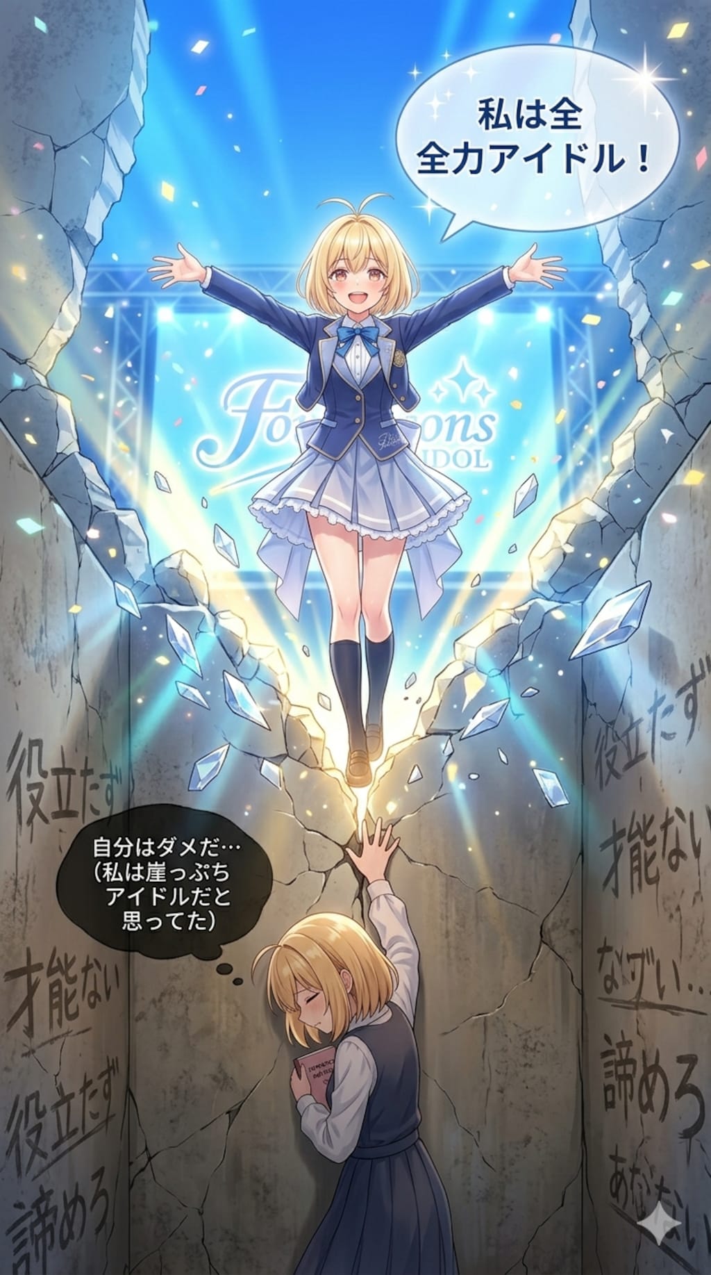 前回投稿のボツ絵