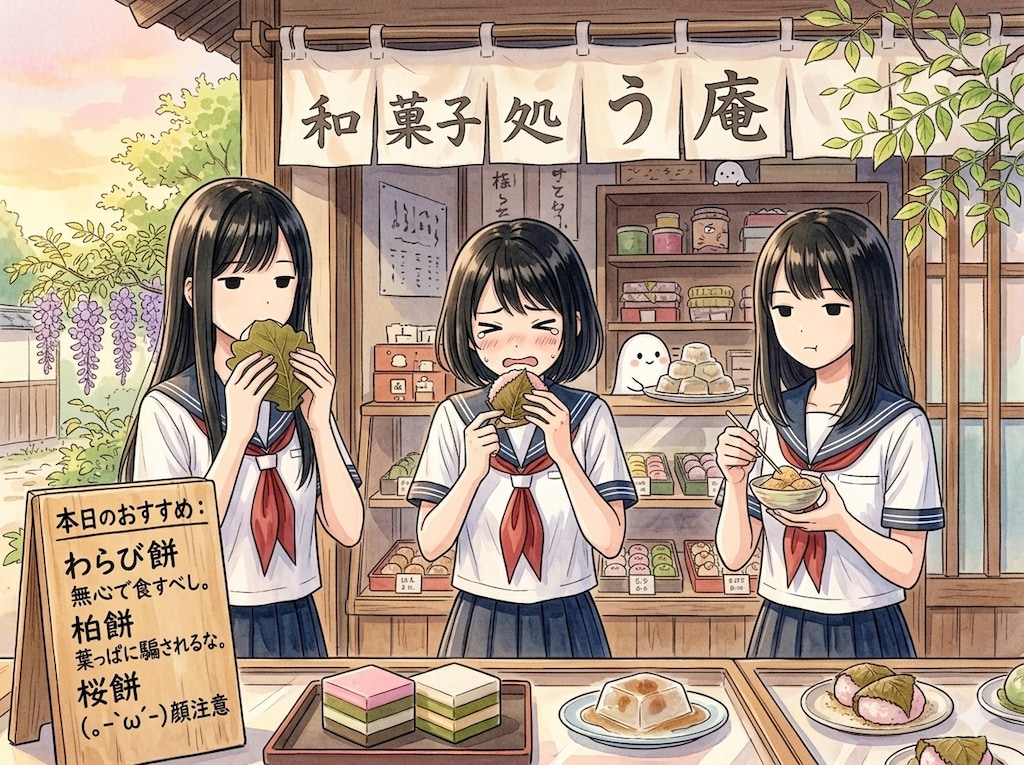 たくさんの甘味を完備