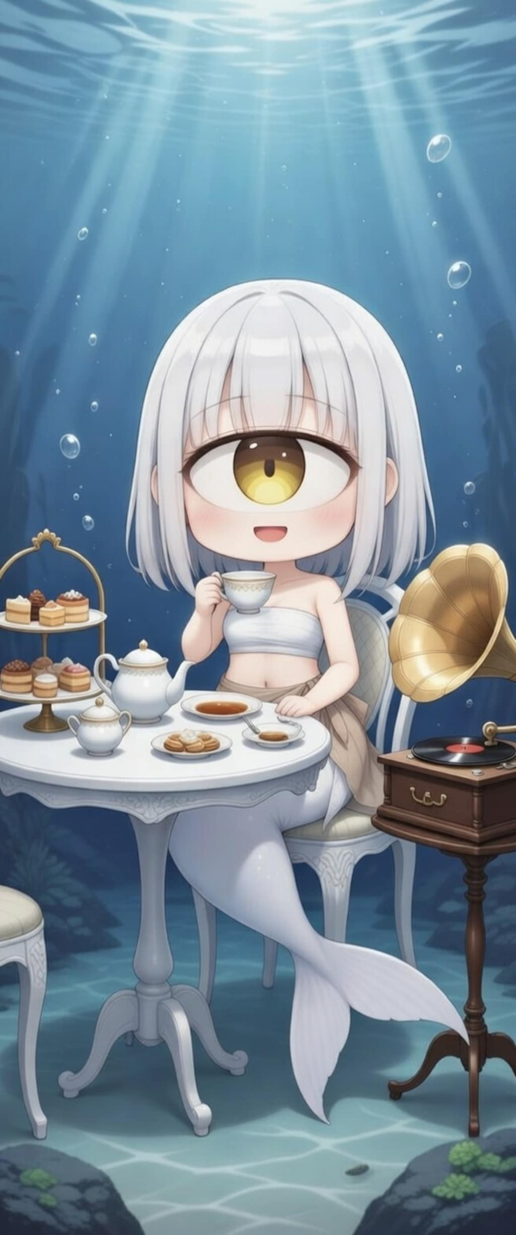 単眼人魚ちゃん.8　ティータイム