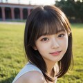 光と純白美人 6枚目