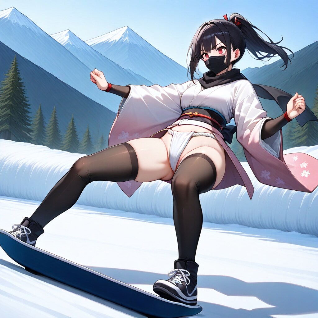 雪崩からは逃げるが勝ちでござる！