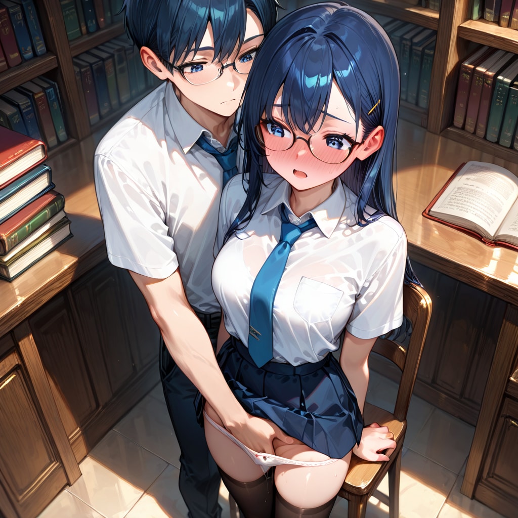 「彼は背後に回り秘裂に指を這わせながら『随分濡れているね？』と囁いた。」