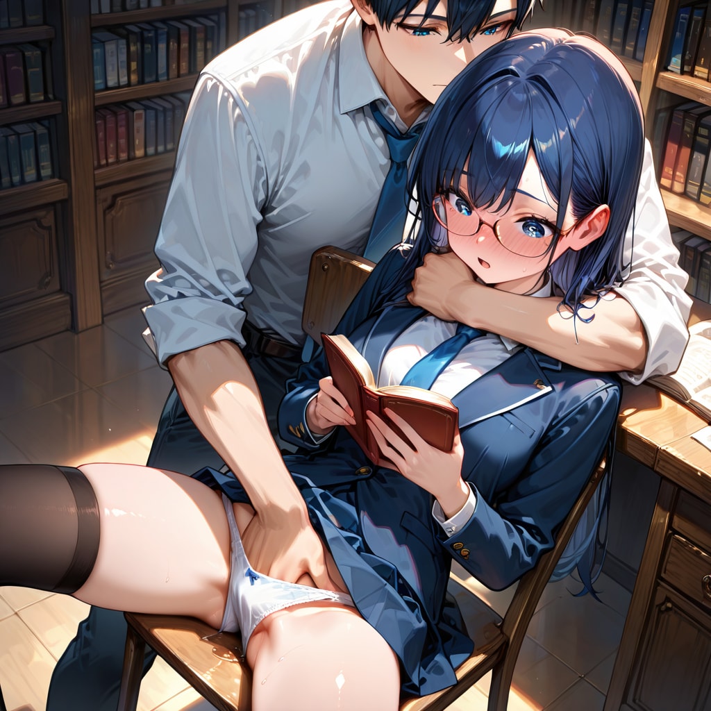 「彼は背後に回り秘裂に指を這わせながら『随分濡れているね？』と囁いた。」