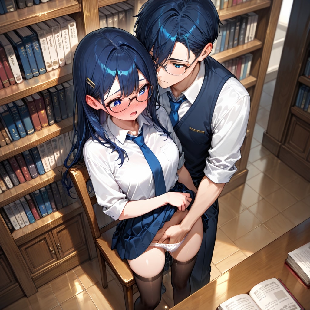 「彼は背後に回り秘裂に指を這わせながら『随分濡れているね？』と囁いた。」