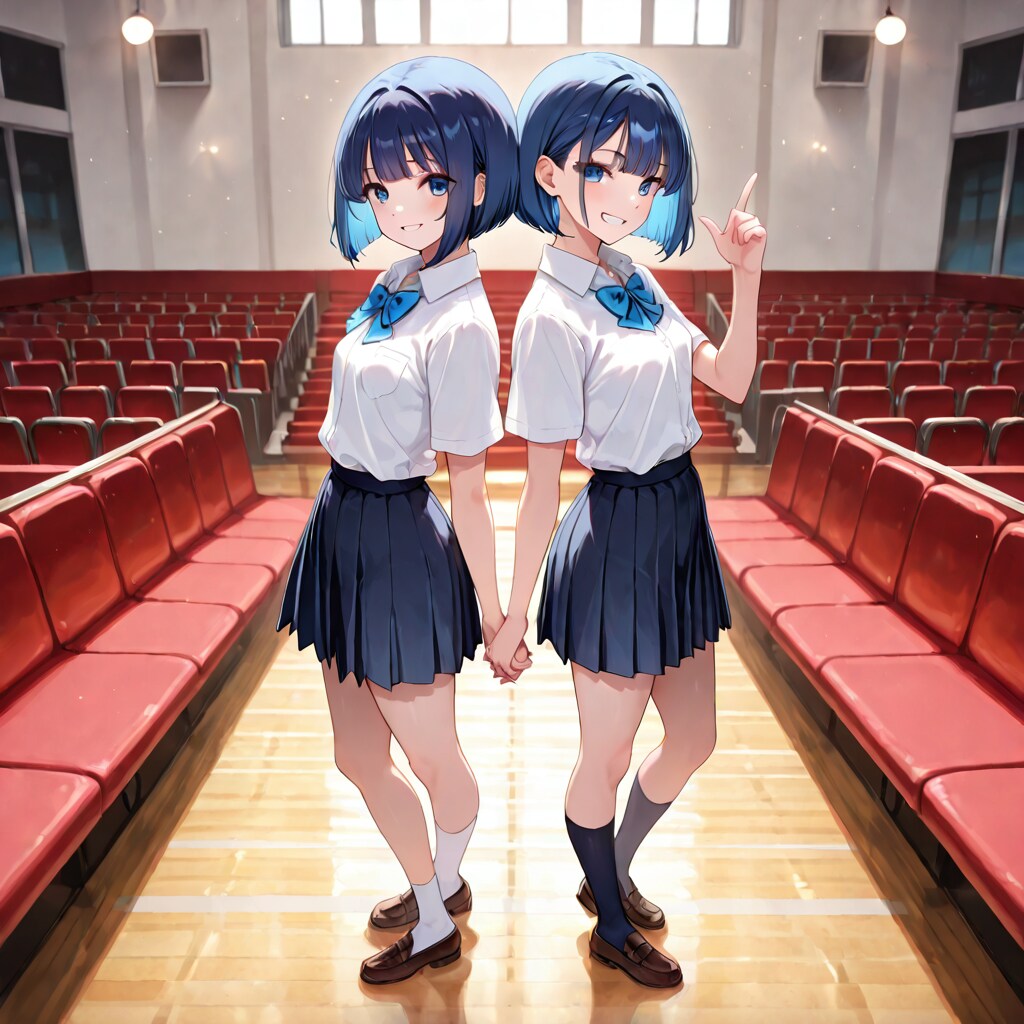 手を握り合って