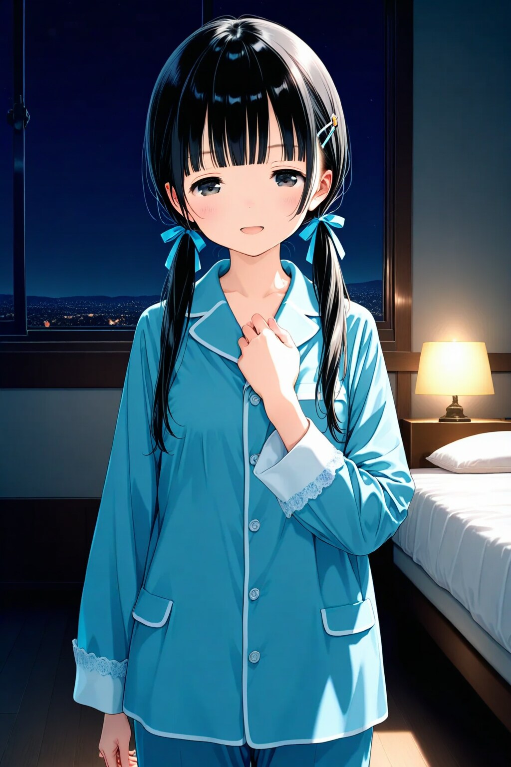おやすみなさいな次女ちゃん🌕✨