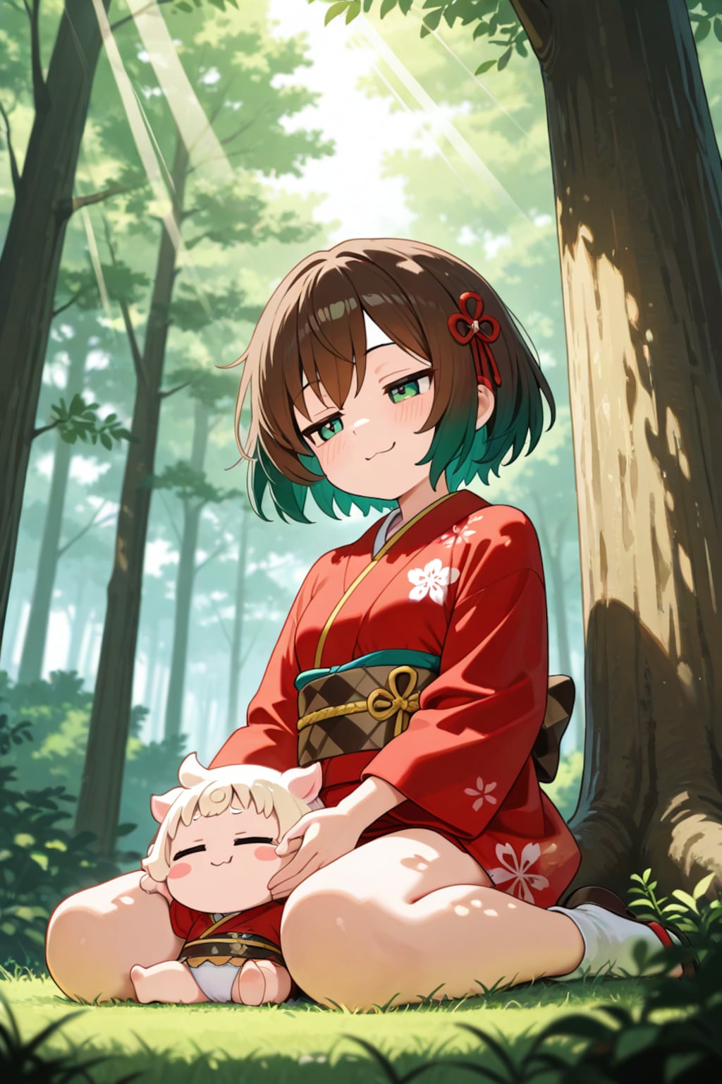 因習村ごっこをするローリーなボーイッシュ