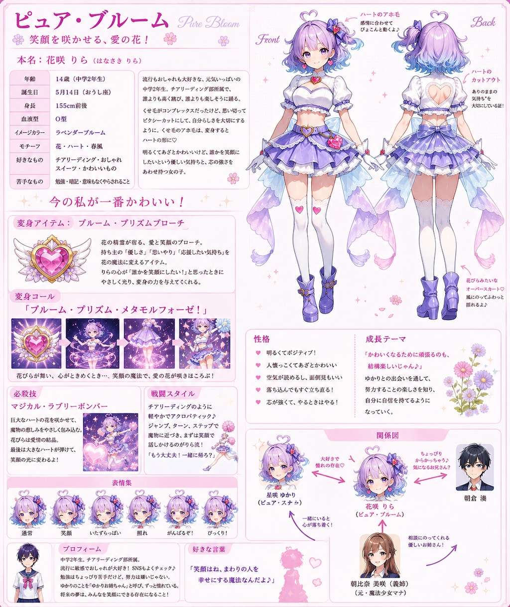 うちの子魔法少女「ピュア・ブルーム」