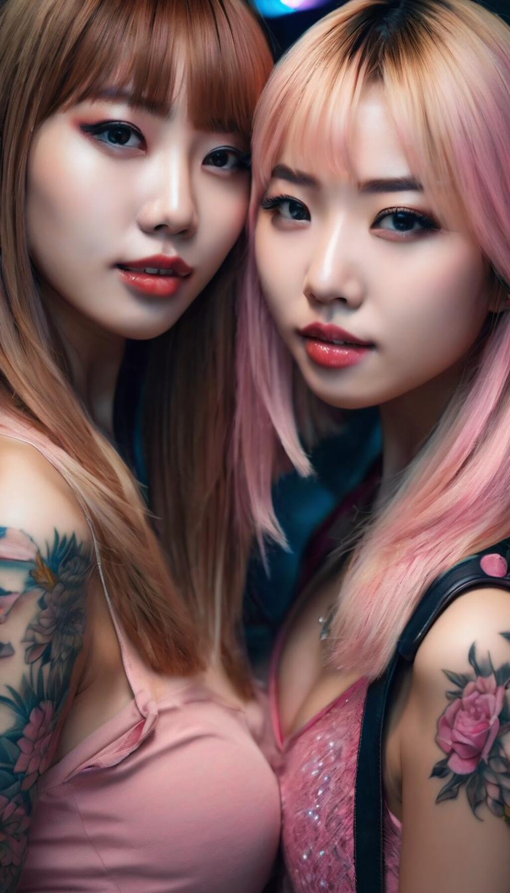 刺青をした女の子たち