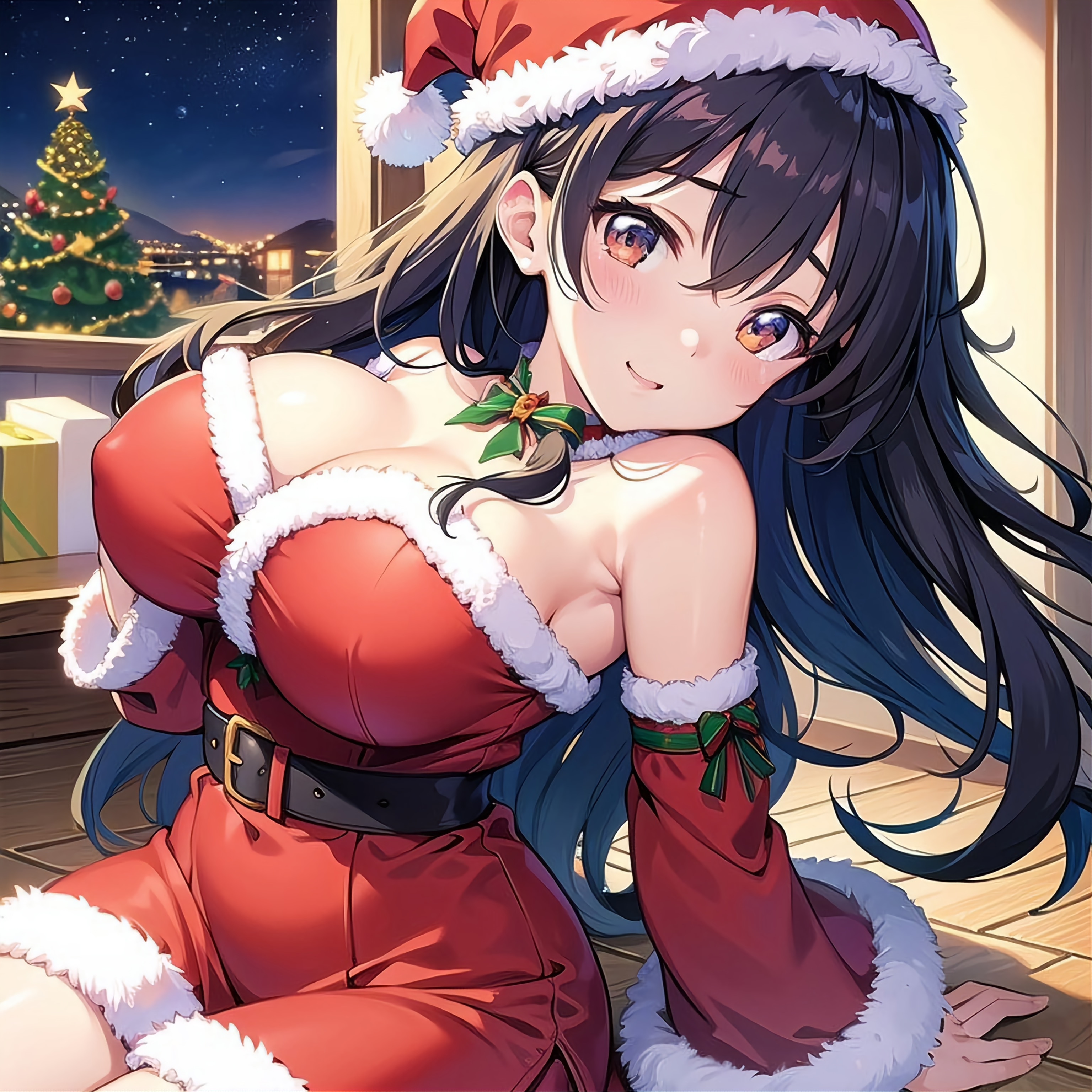 プレゼント求むサンタ | の人気AIイラスト・グラビア