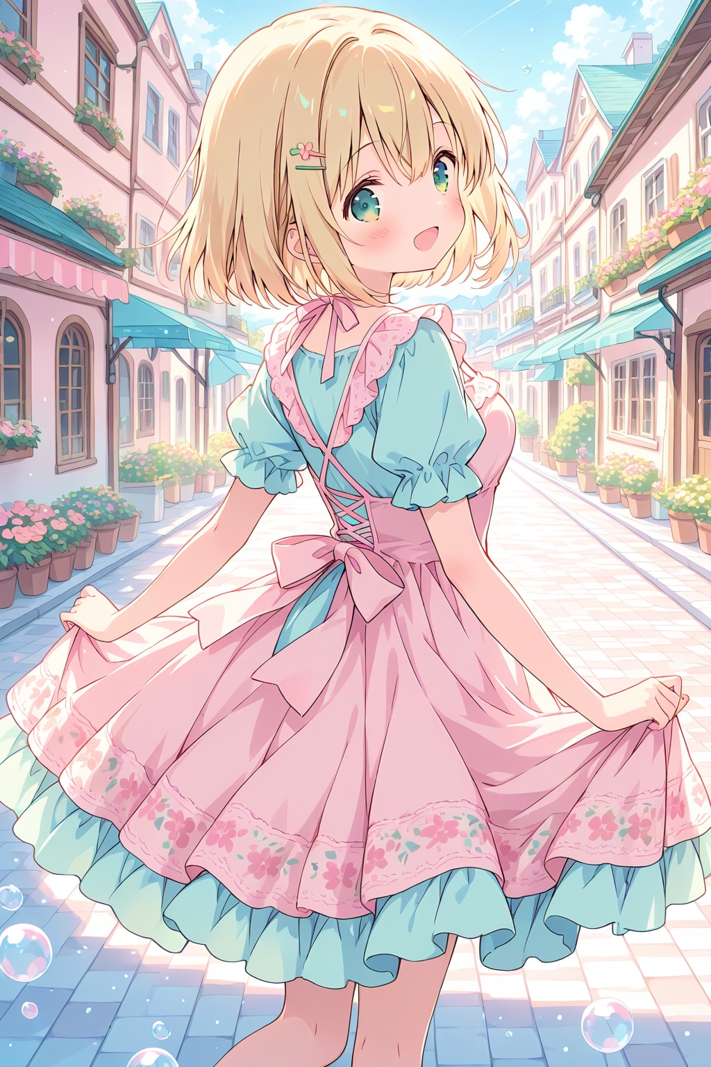 デンマーク服の千鶴ちゃん