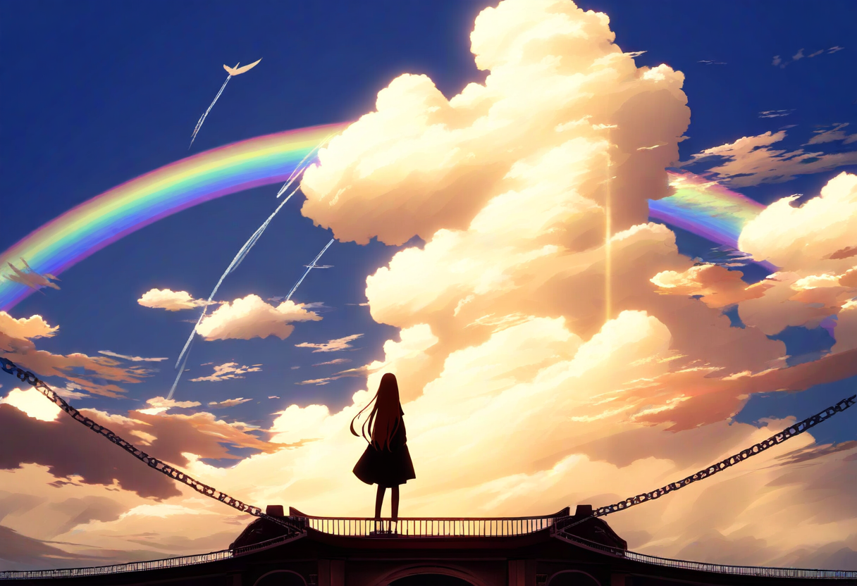 虹の橋 | の人気AIイラスト・グラビア