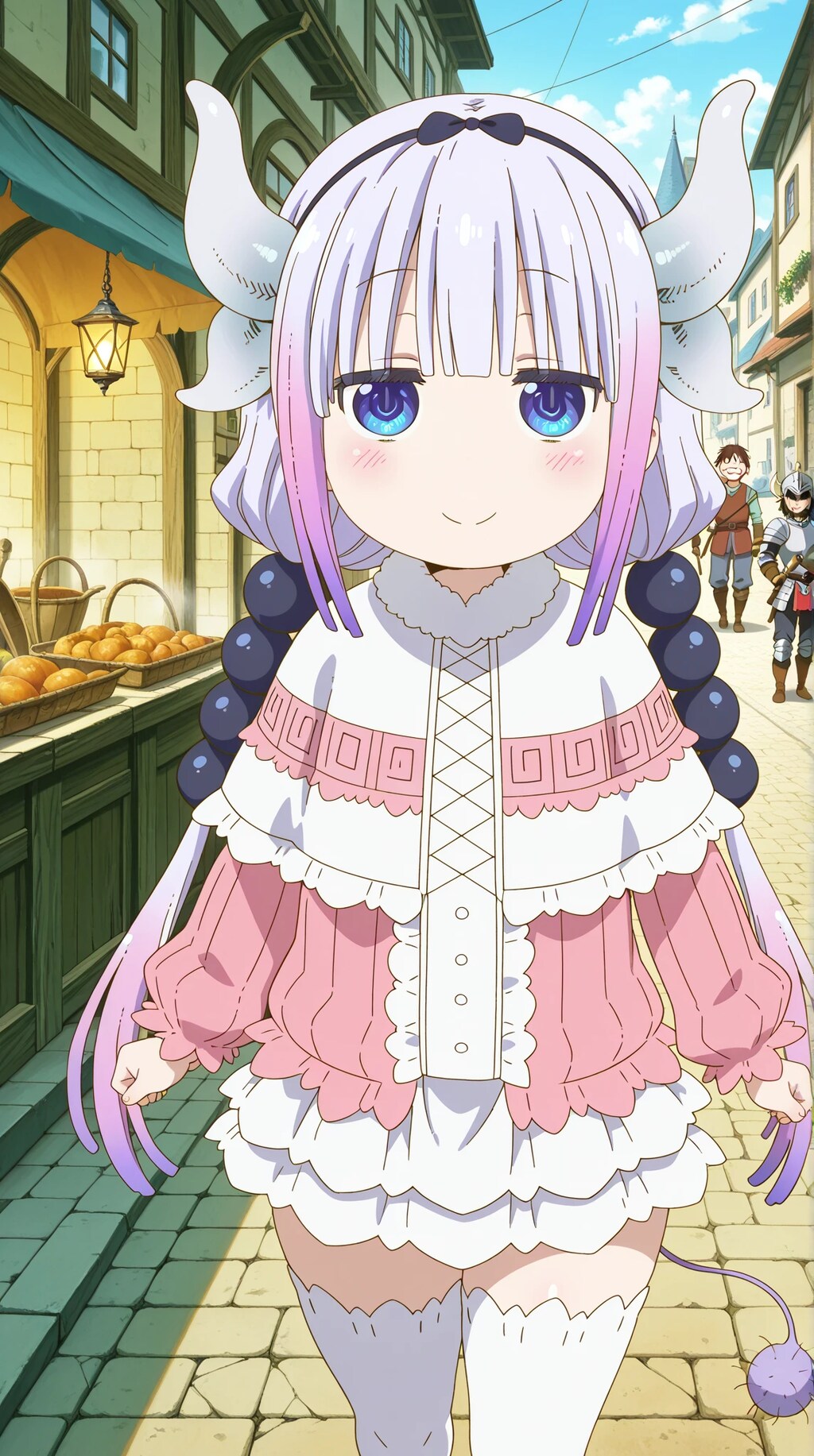 小林さんちのメイドラゴン　カンナ　🐲　中世ヨーロッパの街を散歩！