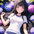 アジサイとブルマ 2枚目