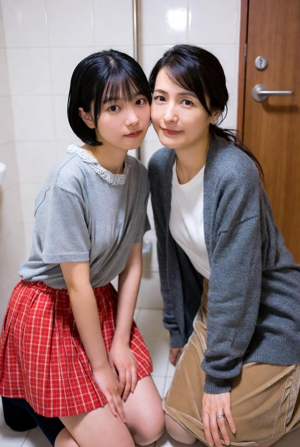 いつもの仲良し親子