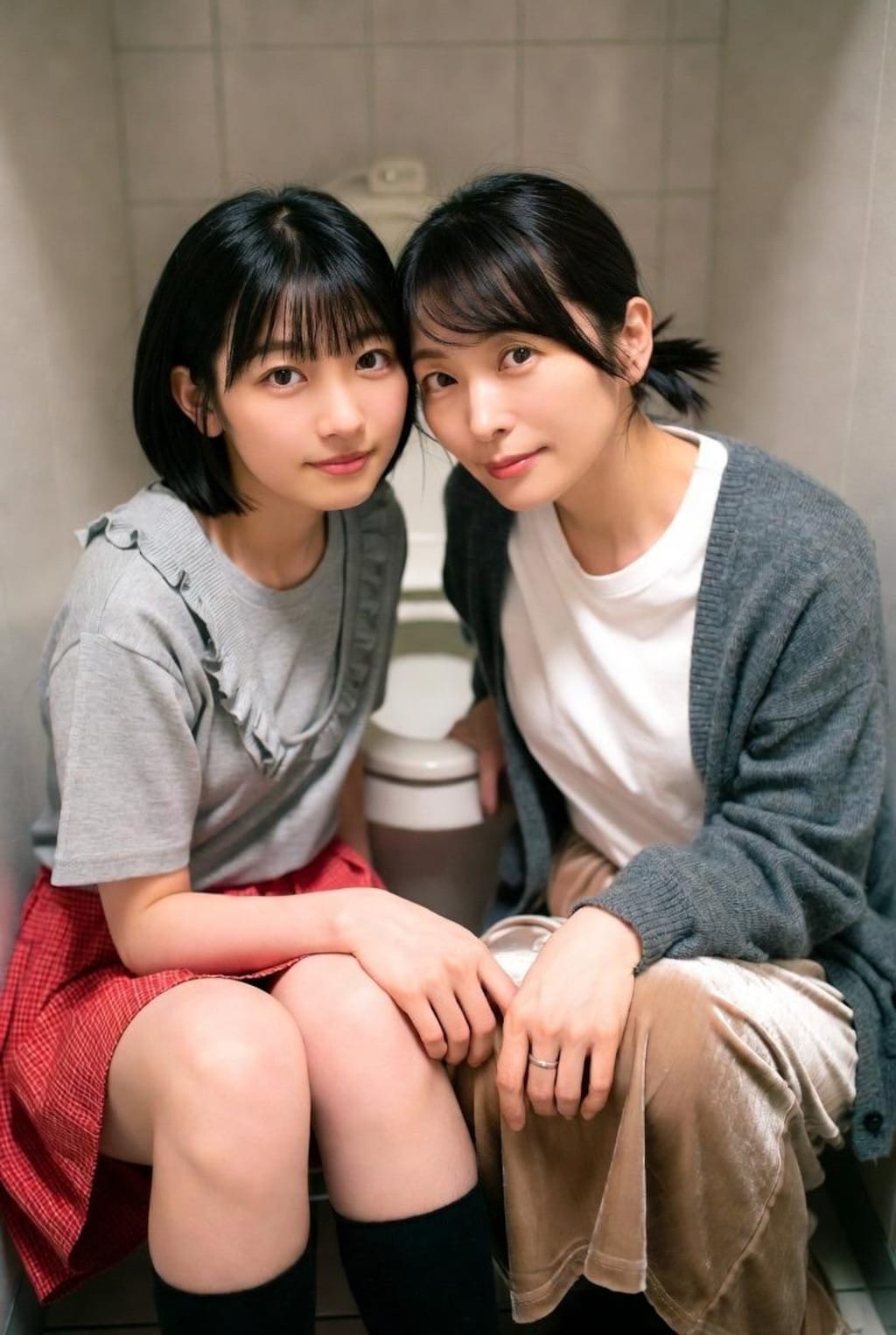 いつもの仲良し親子