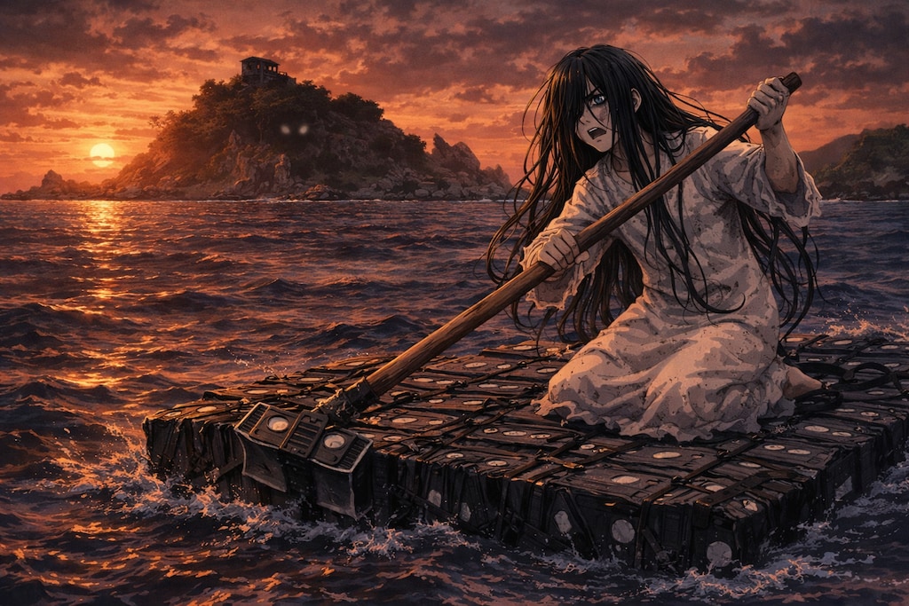 貞子、無人島脱出！