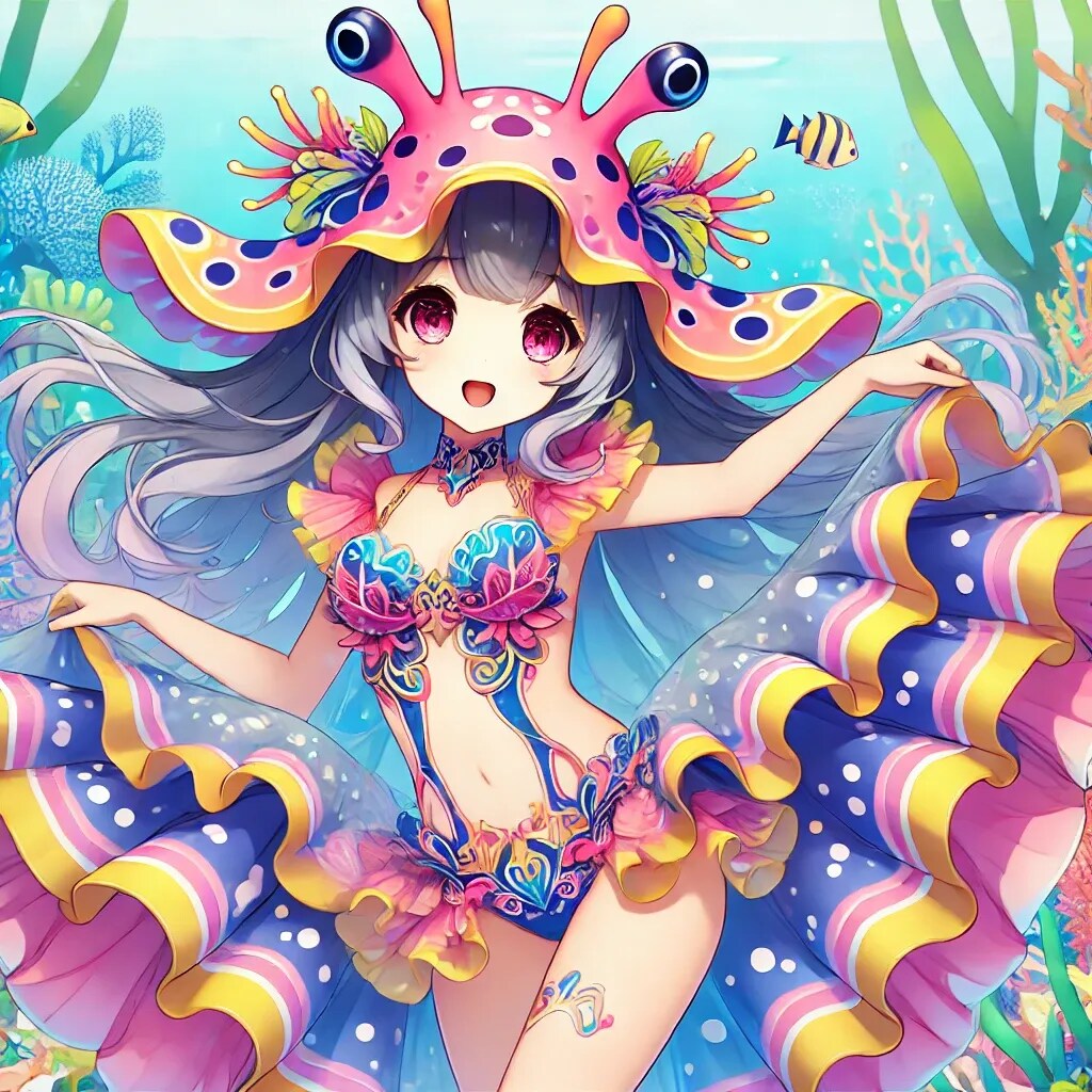 ウミウシの水着 | の人気AIイラスト・グラビア
