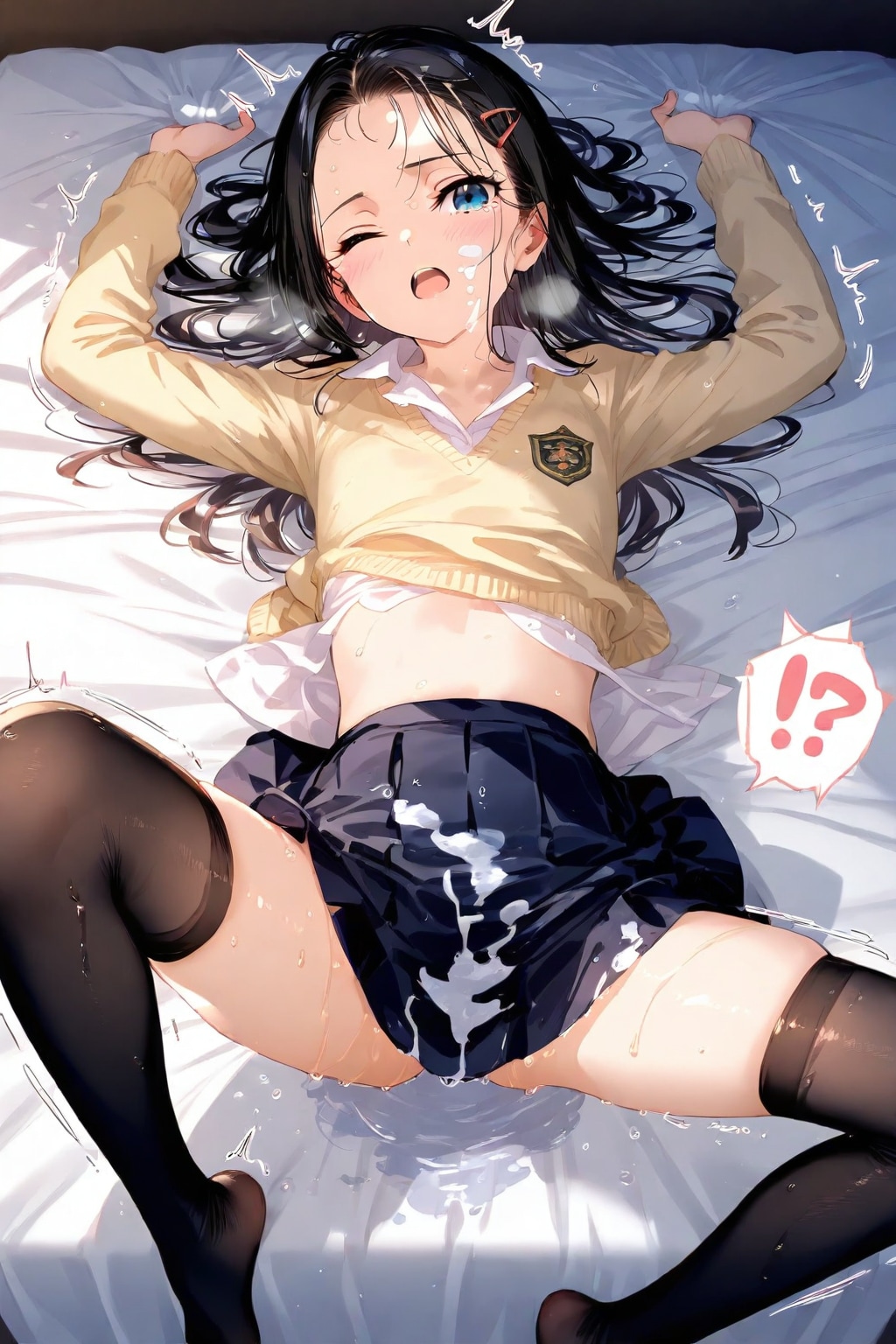 スカートぶっかけ
