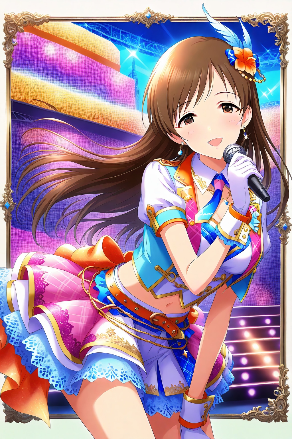 新田美波さんのステージ衣装です。