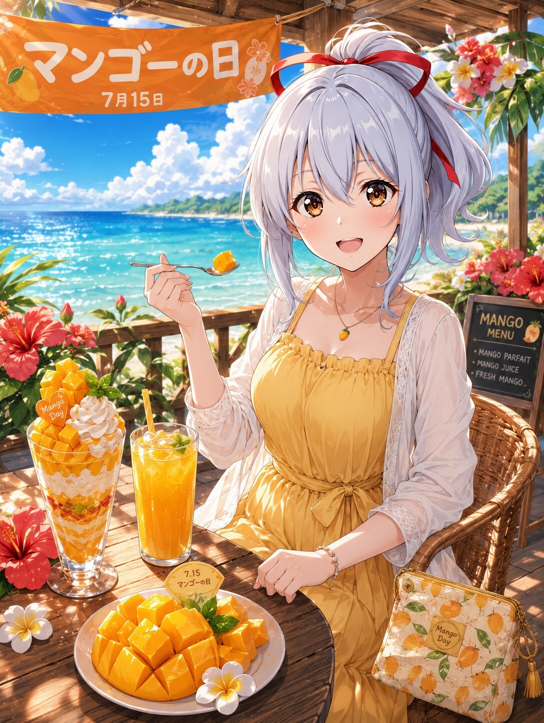 エル「7/15はマンゴーの日っ！」