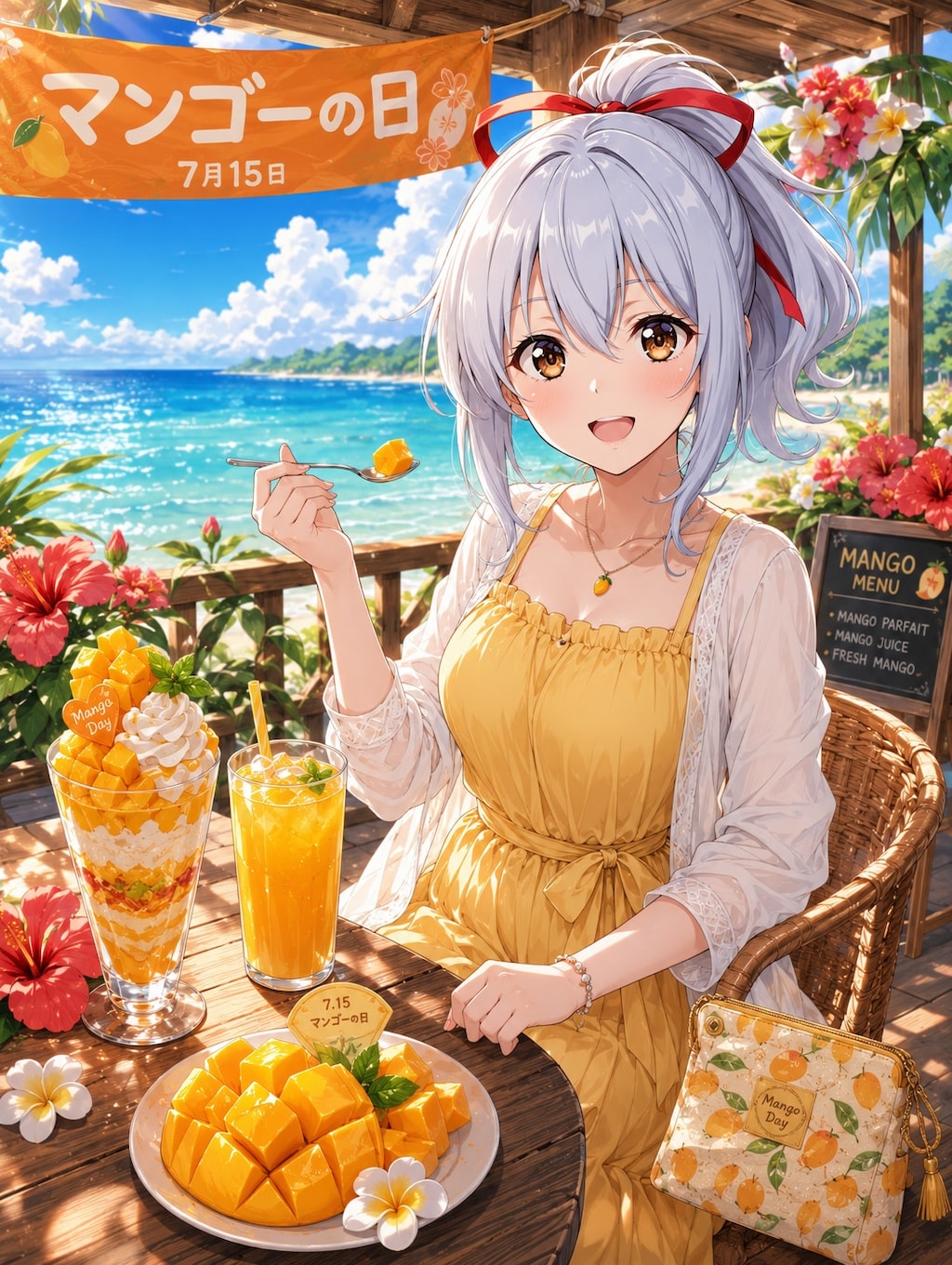 エル「7/15はマンゴーの日っ！」