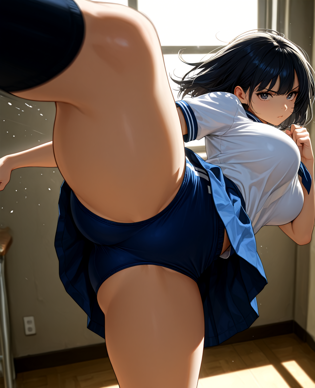 ハイキック！