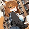 バレちゃった図書室ちゃん 4枚目