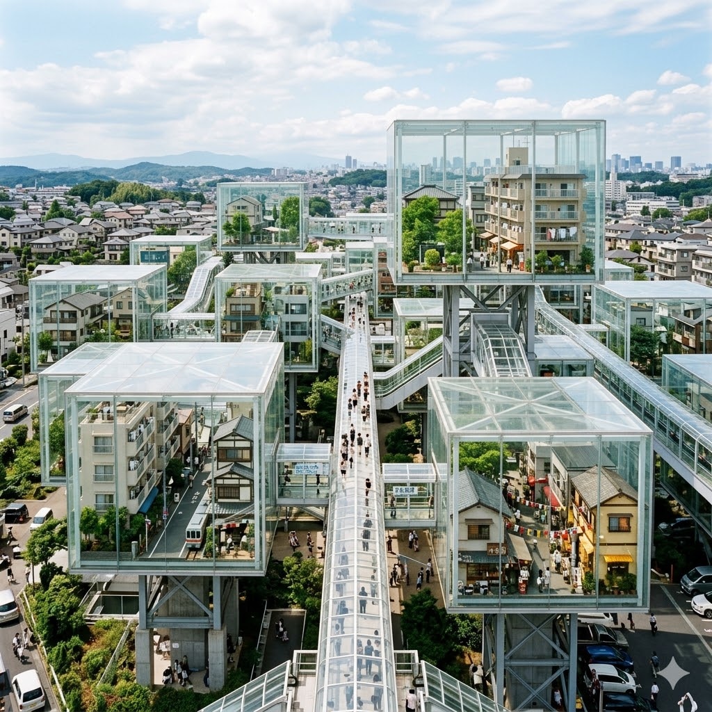 キューブの町