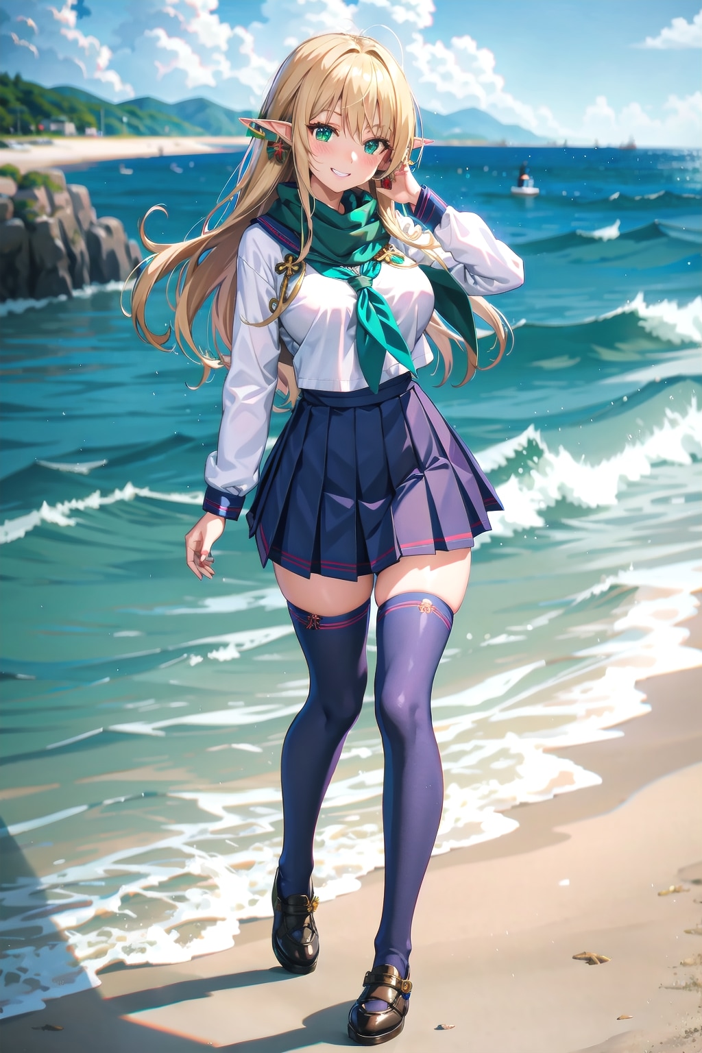 春の海の絶対領域