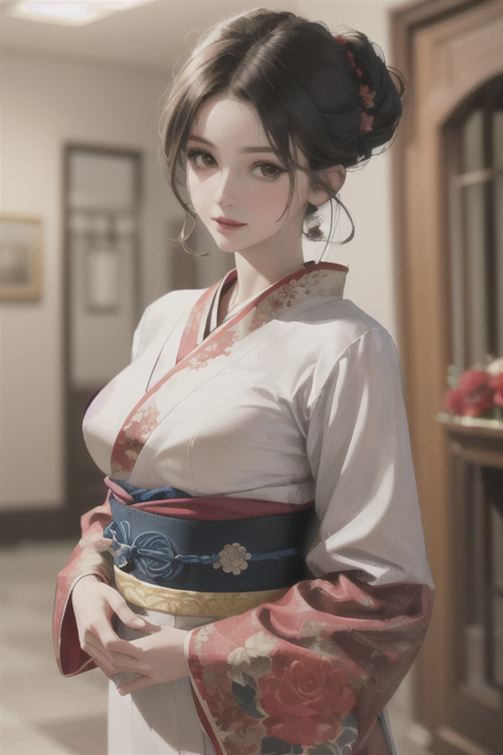 着物姿の女性〈２〉