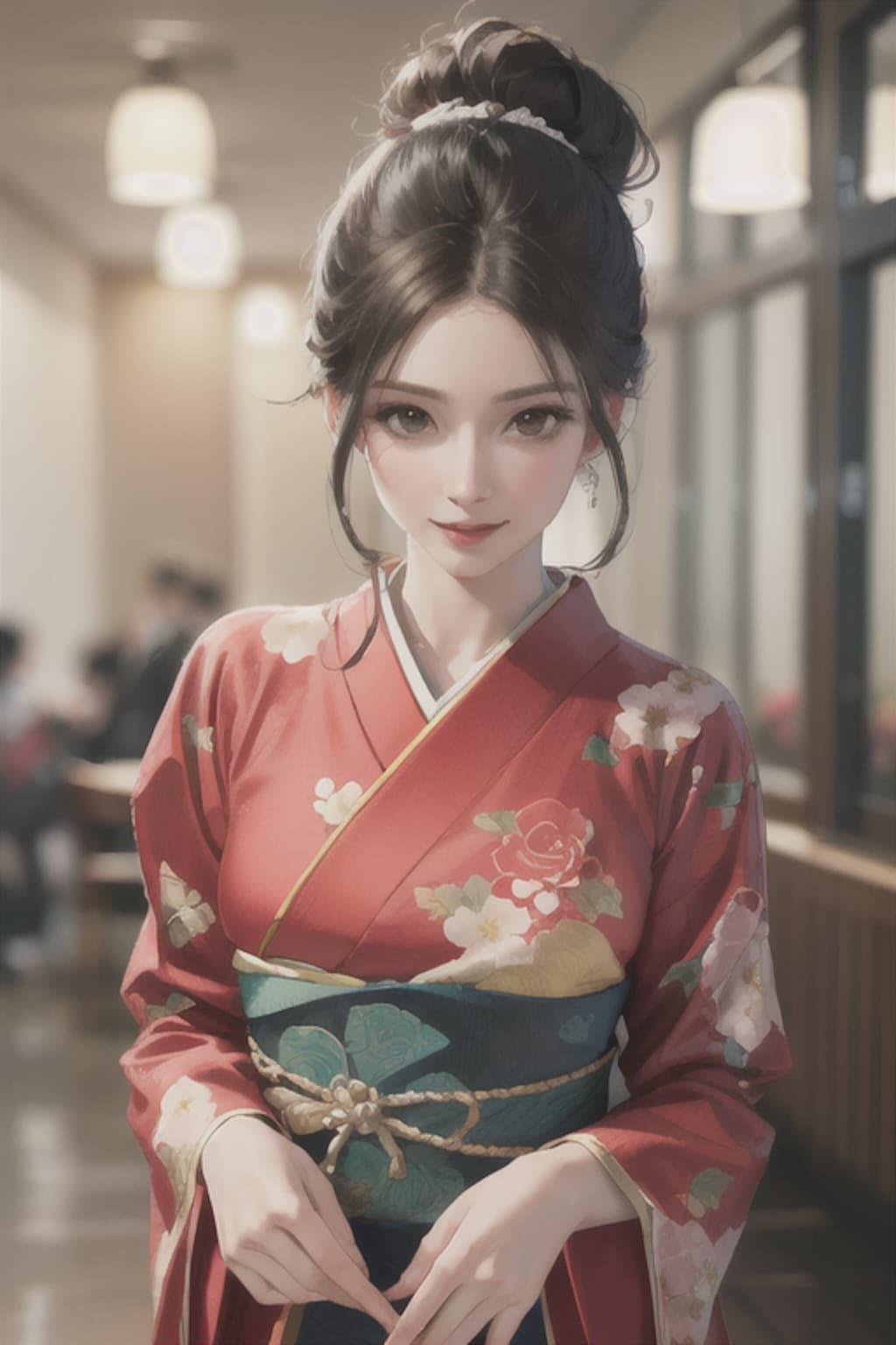 着物姿の女性〈２〉