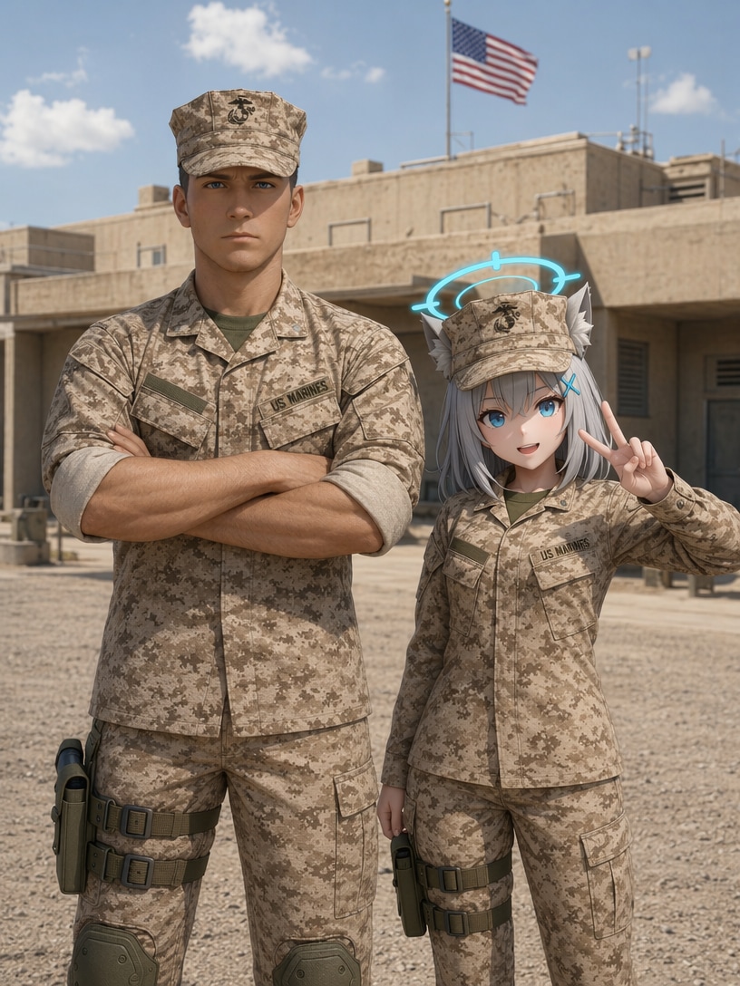 シロコと米海兵隊