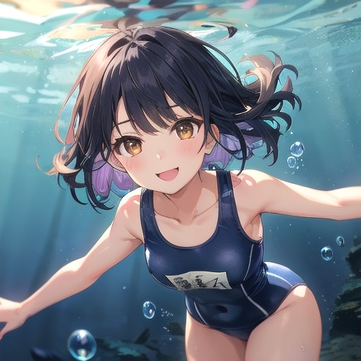 水の中③