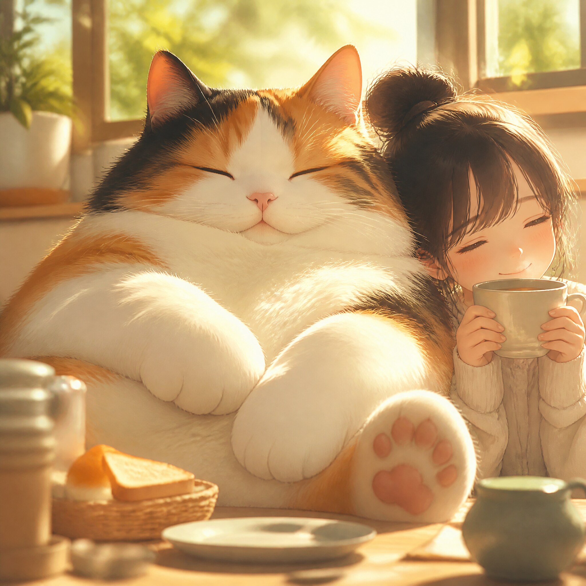 おはよう三毛殿（36）GPTimages2.0 | の人気AIイラスト・グラビア