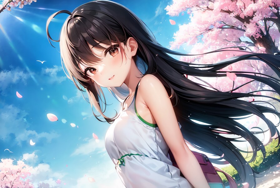 近所へお花見