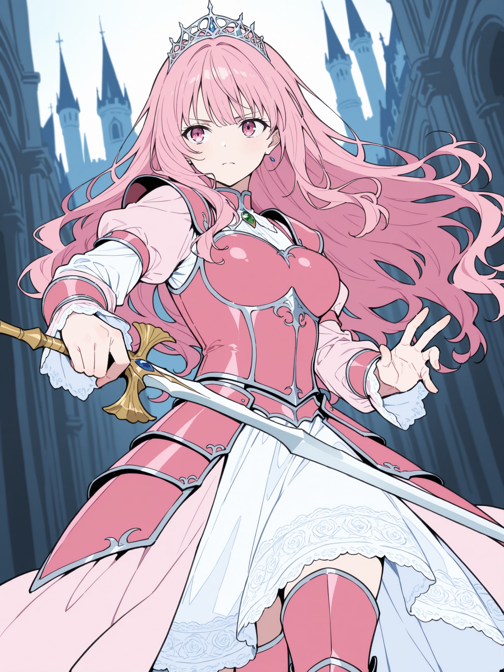 ピンクの姫騎士